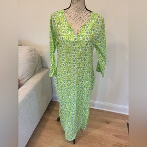 Needham Lane cotton printed kaftan dress size medium brand new with tags